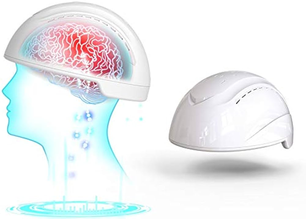 Photobiomodulation Helmet Illustration